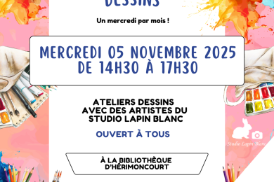 Ateliers dessins © Mairie Hérimoncourt