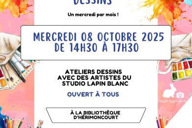 Ateliers dessins © Mairie Hérimoncourt