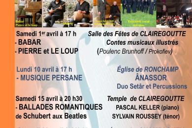 Affiche Musicales 2023 © ASSPEC 23