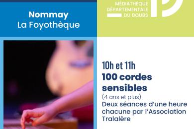 AFFICHE_MEDIATHEQUE_EVEIL_SEPT 2025_JAN_202612 NOMMAY (2) © Libre de droit