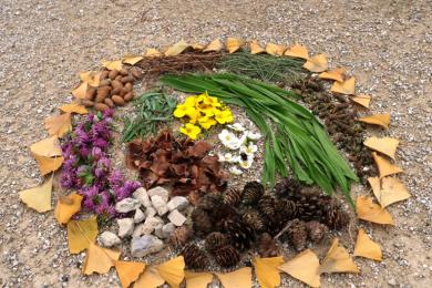 Land art enfants © PMA