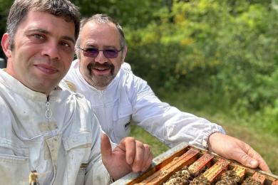 Eric et Aurélien MANGE © Les miels de Franche-Comté