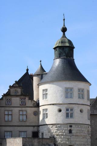 Les tours du château Montbéliard Wurtemberg